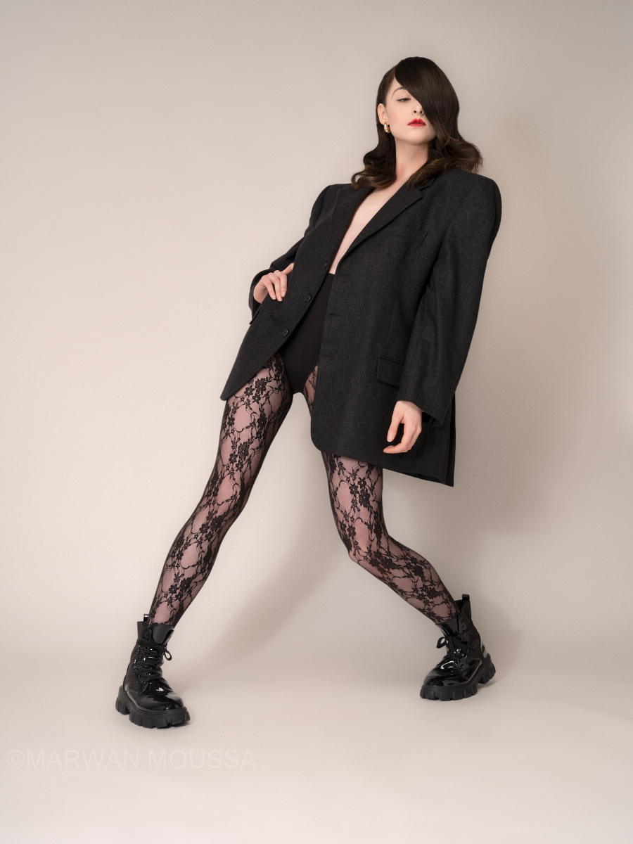 Portrait de Lou Depechy, mannequin, réalisé par Marwan Moussa,